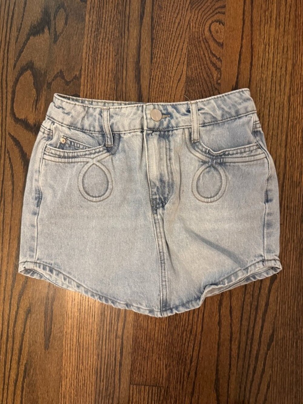 Banjara Jean Western Mini Skirt Light Wash Size 0
